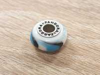 Zawieszka Charms Pandora p925 3,05g błękit czerń biel