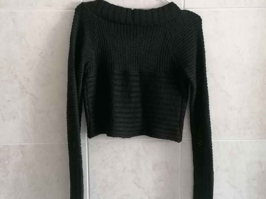 Bolero de malha preto novo
