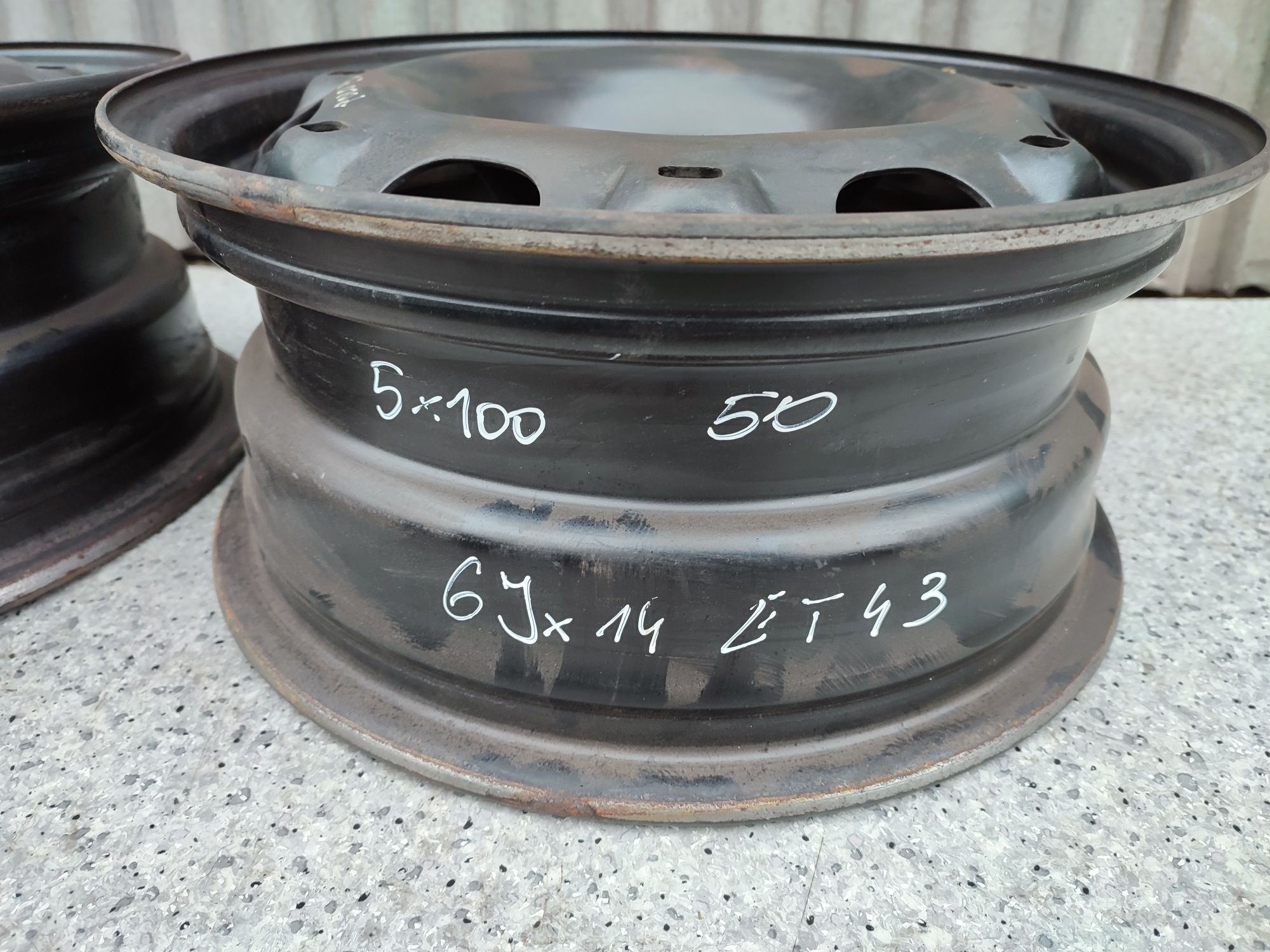 VW Polo 9N Skoda Fabia I felga felgi stalowe 14 Cali 6JX14 ET43 5x100