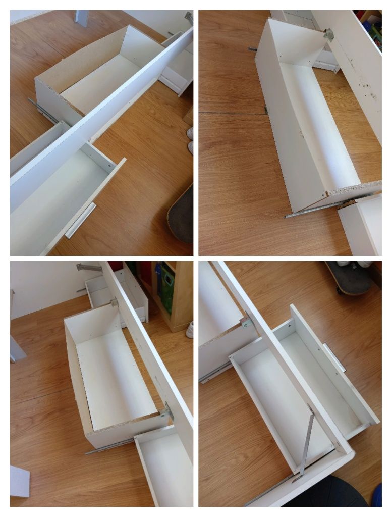 Cama de casal com 2 gavetas ( estrado e colchão)