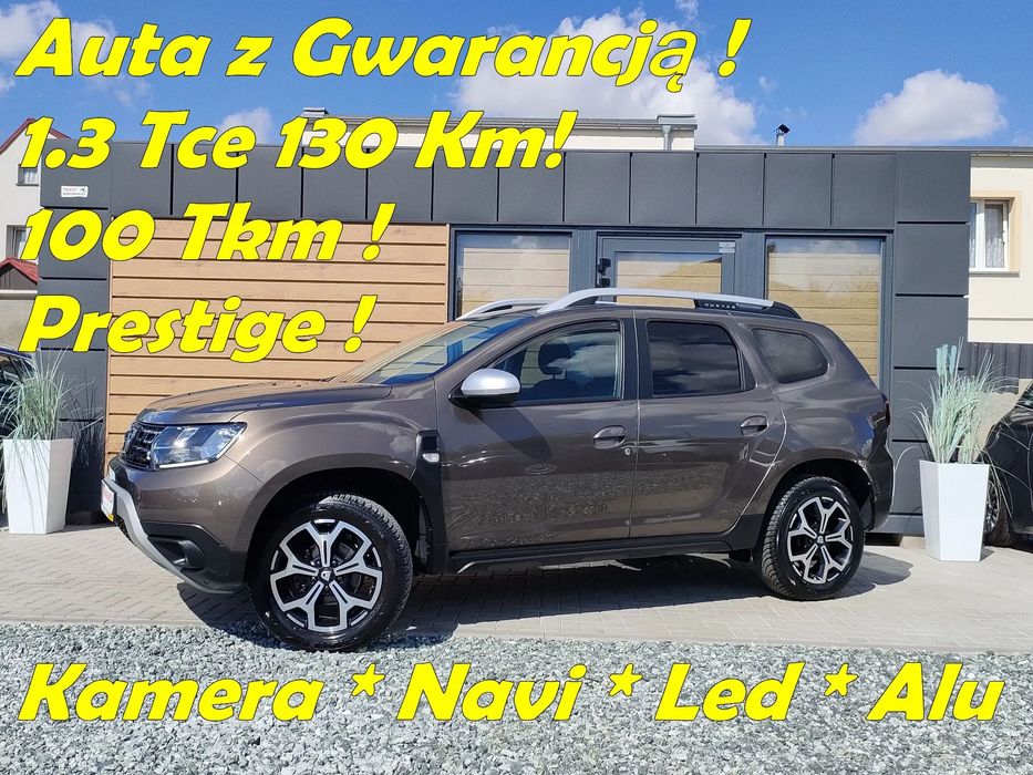 Dacia Duster Prestige*1.3Tce 130Km*100Tkm*Navi*Klimatronik*Kamera*Alu*Pdc*Gwarancja