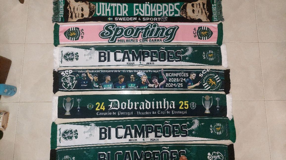 9 cachecois do sporting bi campeao e Dobradinha