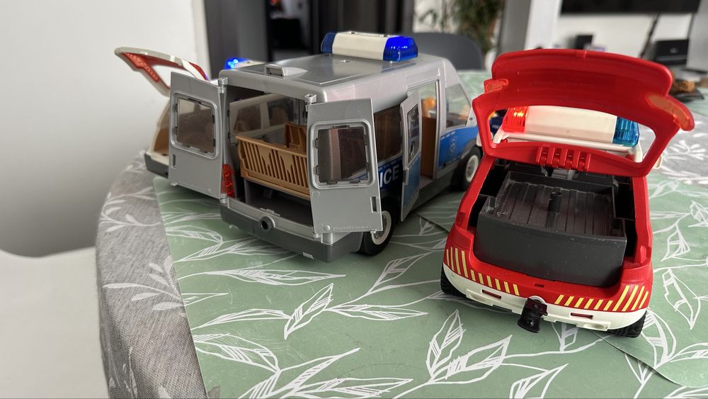 Playmobil straż pożarna i policja