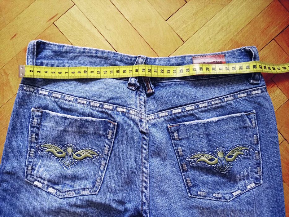 Spodnie jeansy damskie , S, M, dzwony , Michino