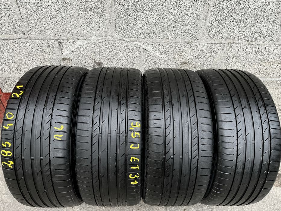 Oryginalne koła R21 5x112 Audi Q7 SQ7 Q8 4M0 Opony 285/40/21