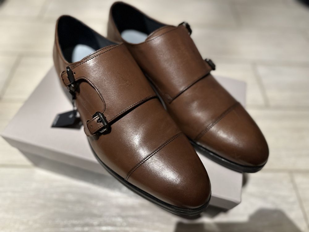 Мужские туфли монки Joop Kleitos коричневые НОВЫЕ