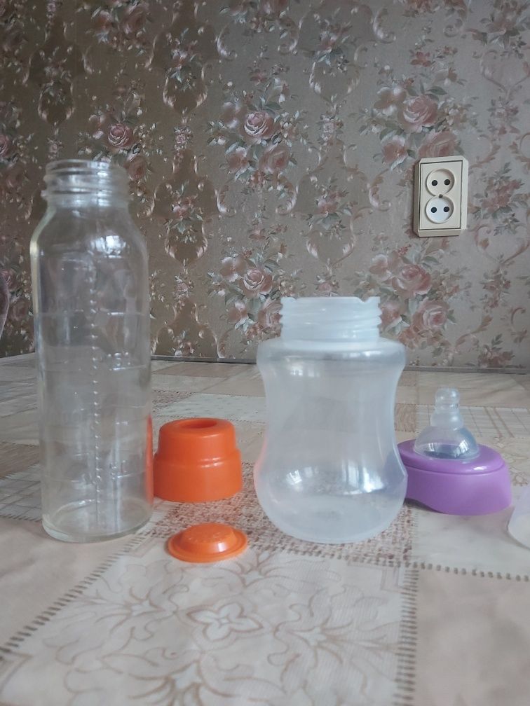 Бутылочка мерная Чехословакия Пляшечка для годування скляна Kavalier