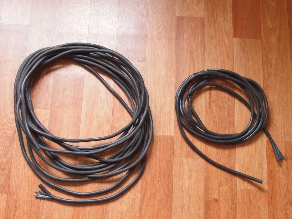 19m (14,5+4,5m) Miękki kabel miedziane żyły 4x1,5mm^2 linka