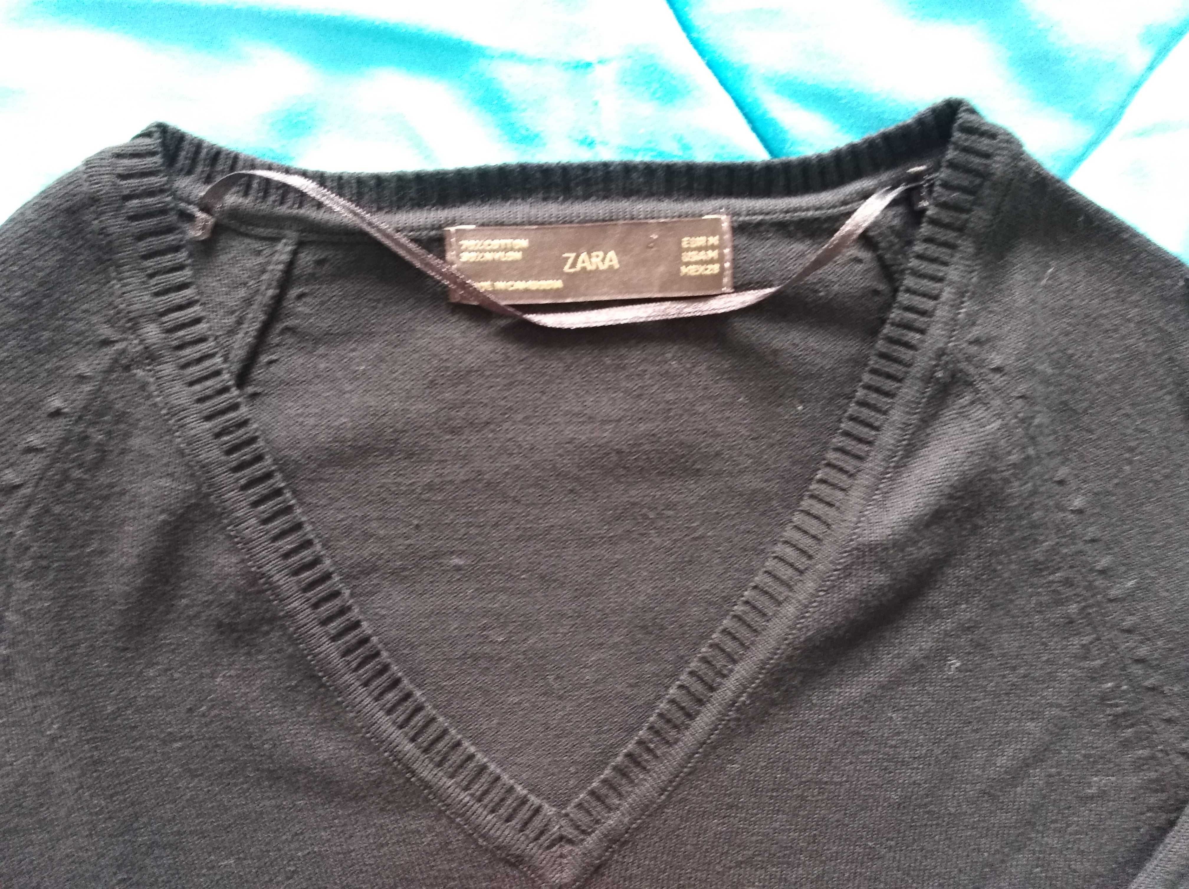 Camisola preta Zara - barata