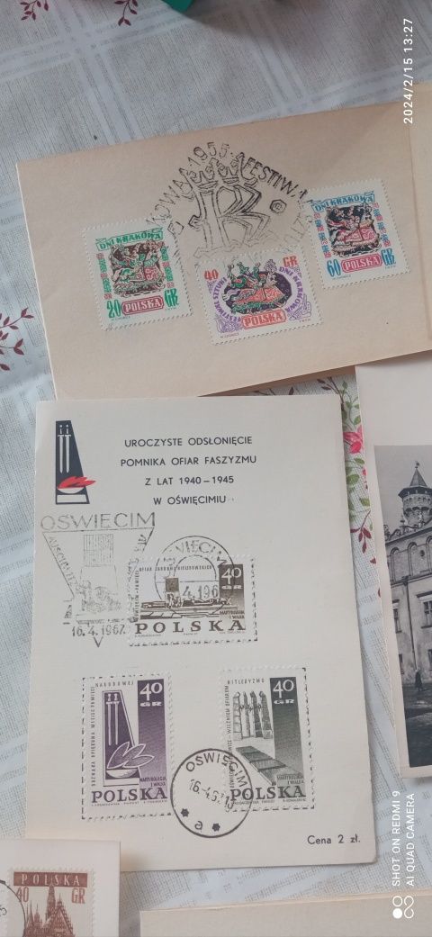 Stare karty zaparosznia 1955.