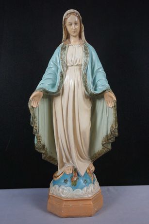 Przedwojenna figura rzeźba Matka Boska K. Pifan Częstochowa