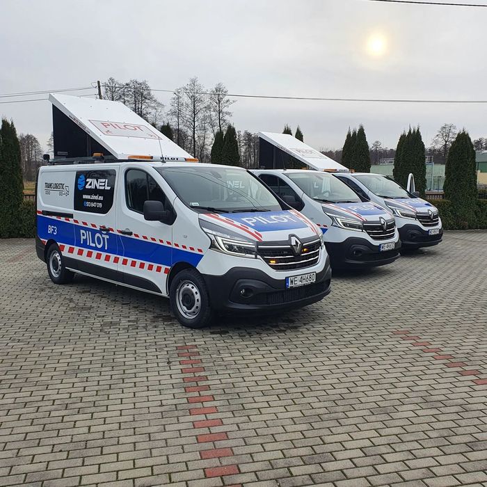 Renault Trafic  Renault Trafic Samochód do PILOTAŻU x 3szt, PILOTOWANIE