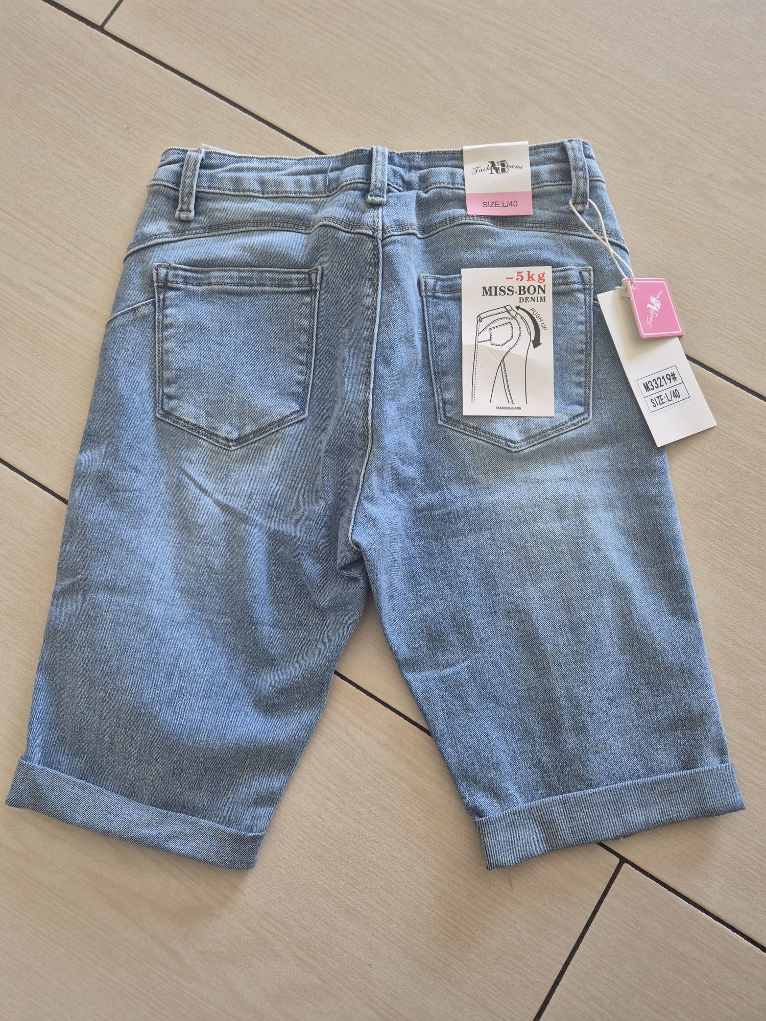 Szorty damskie jeansowe