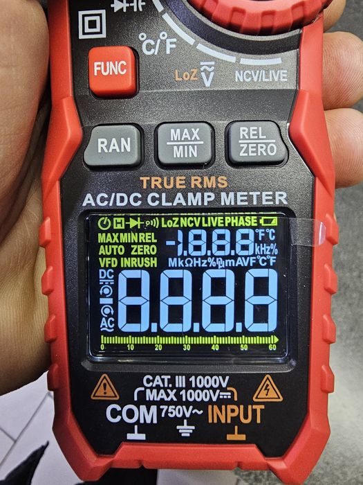 Токовые клещи KAIWEETS HT208D