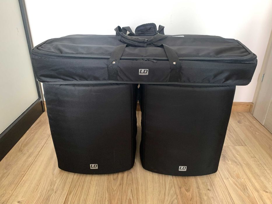 Głośniki  aktywne słupkowe - 2 x LD systems maui 28 G2 + pokrowce
