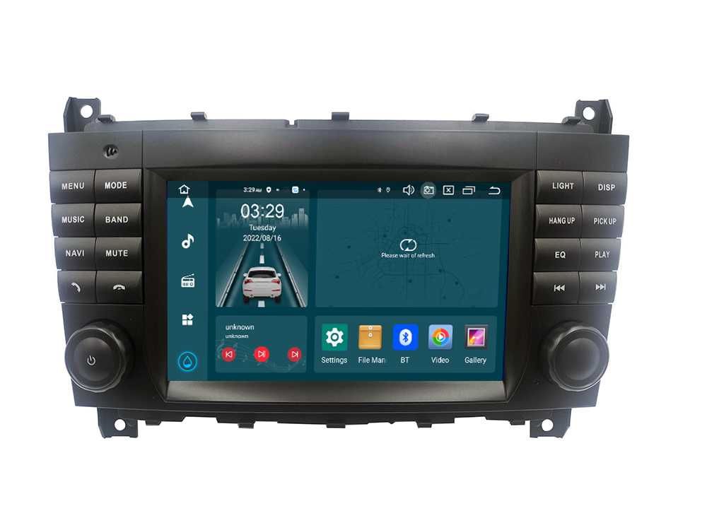CarPlay Radio RDS WiFi GPS USB DSP Android Mercedes C CLK CL W209 W203