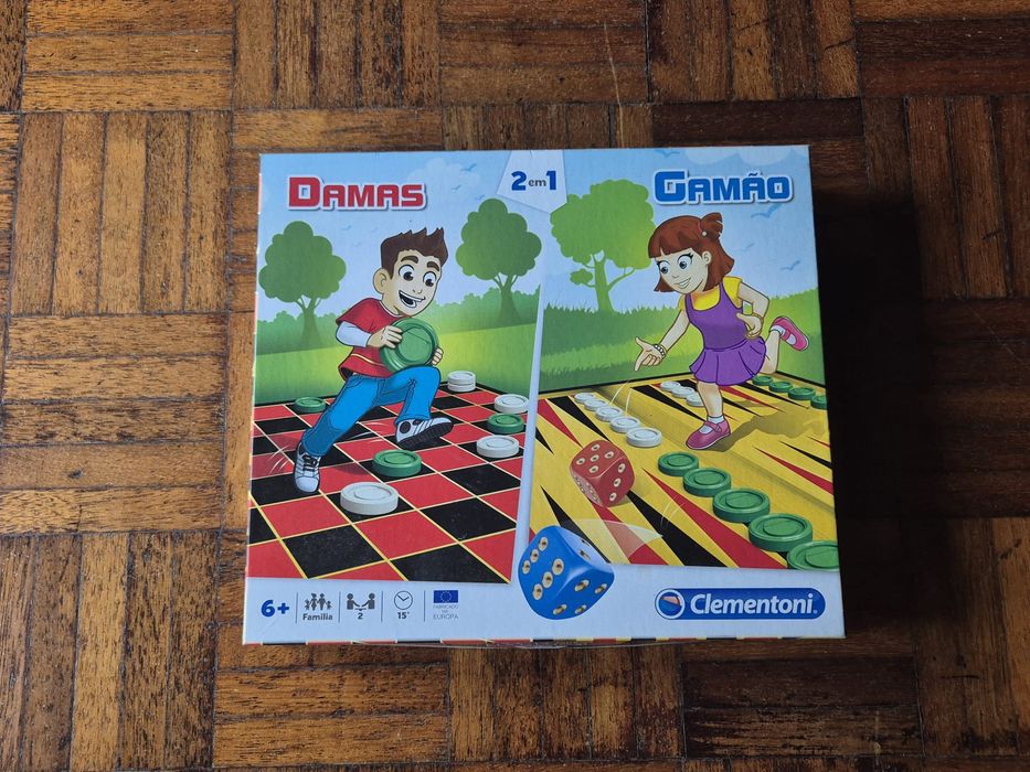 2 em 1 - Damas e Gamão