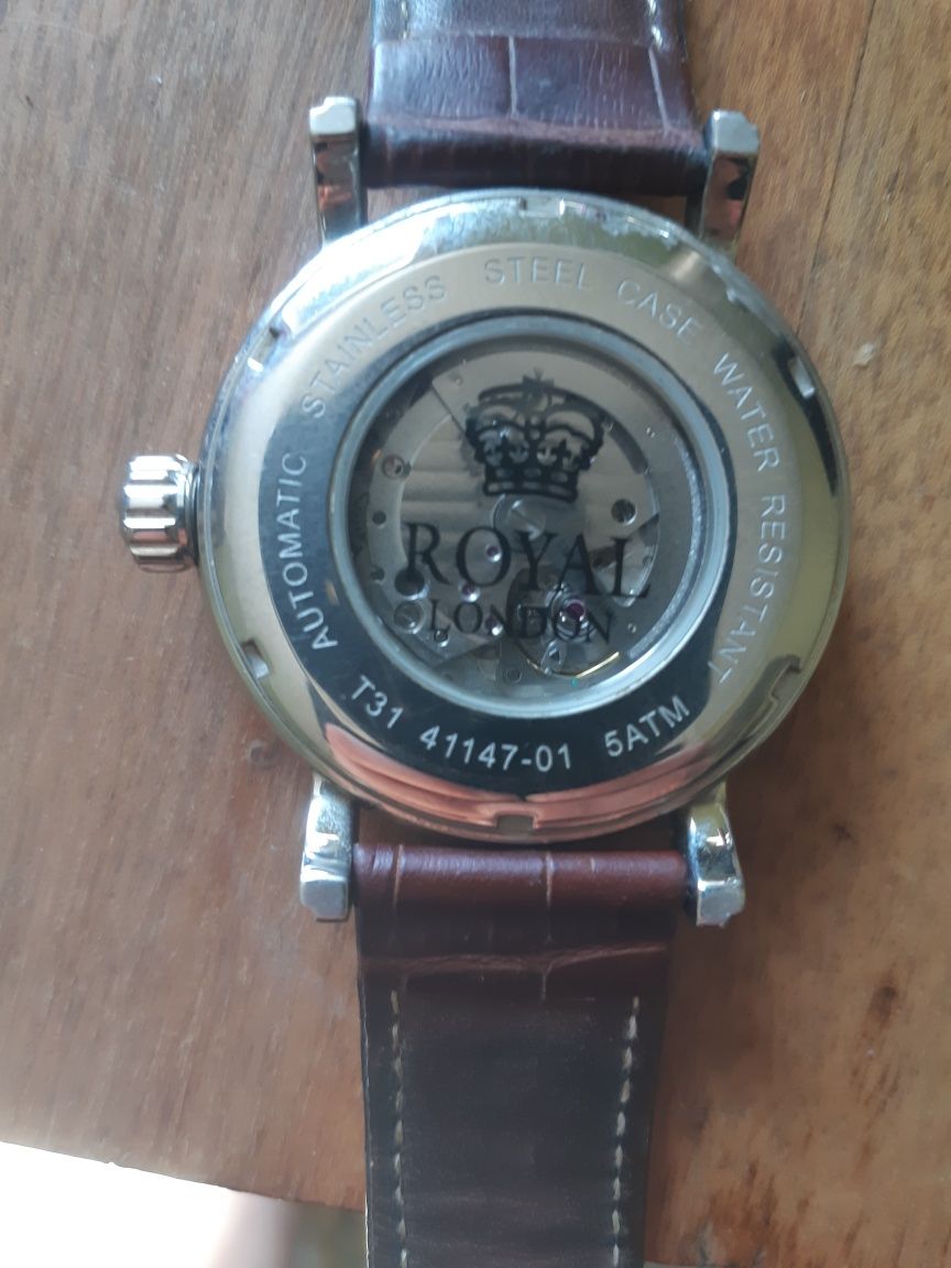 Часы Royal London automatic, механика