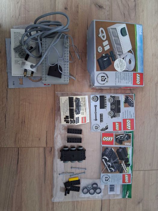 Lego 7864 & 7865 kolejka pociąg transformator i motor