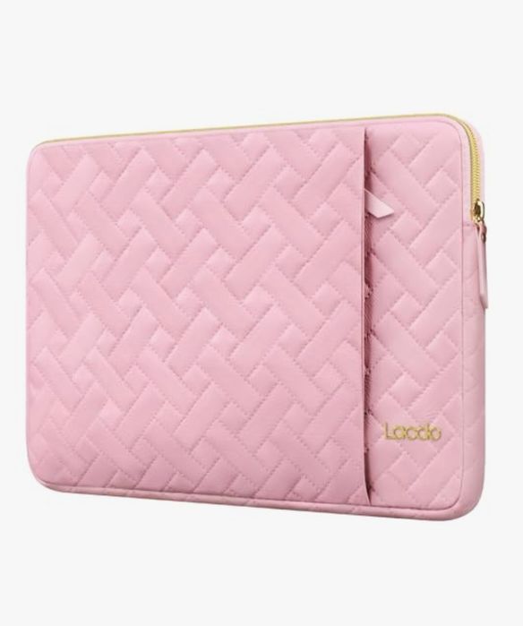 Etui na laptop LACDO 13-15 cali, różowe, wodoodporne