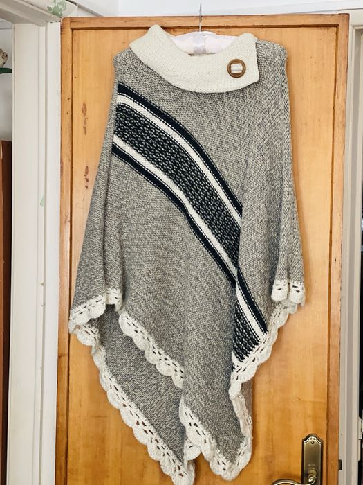 poncho lã de ovelha