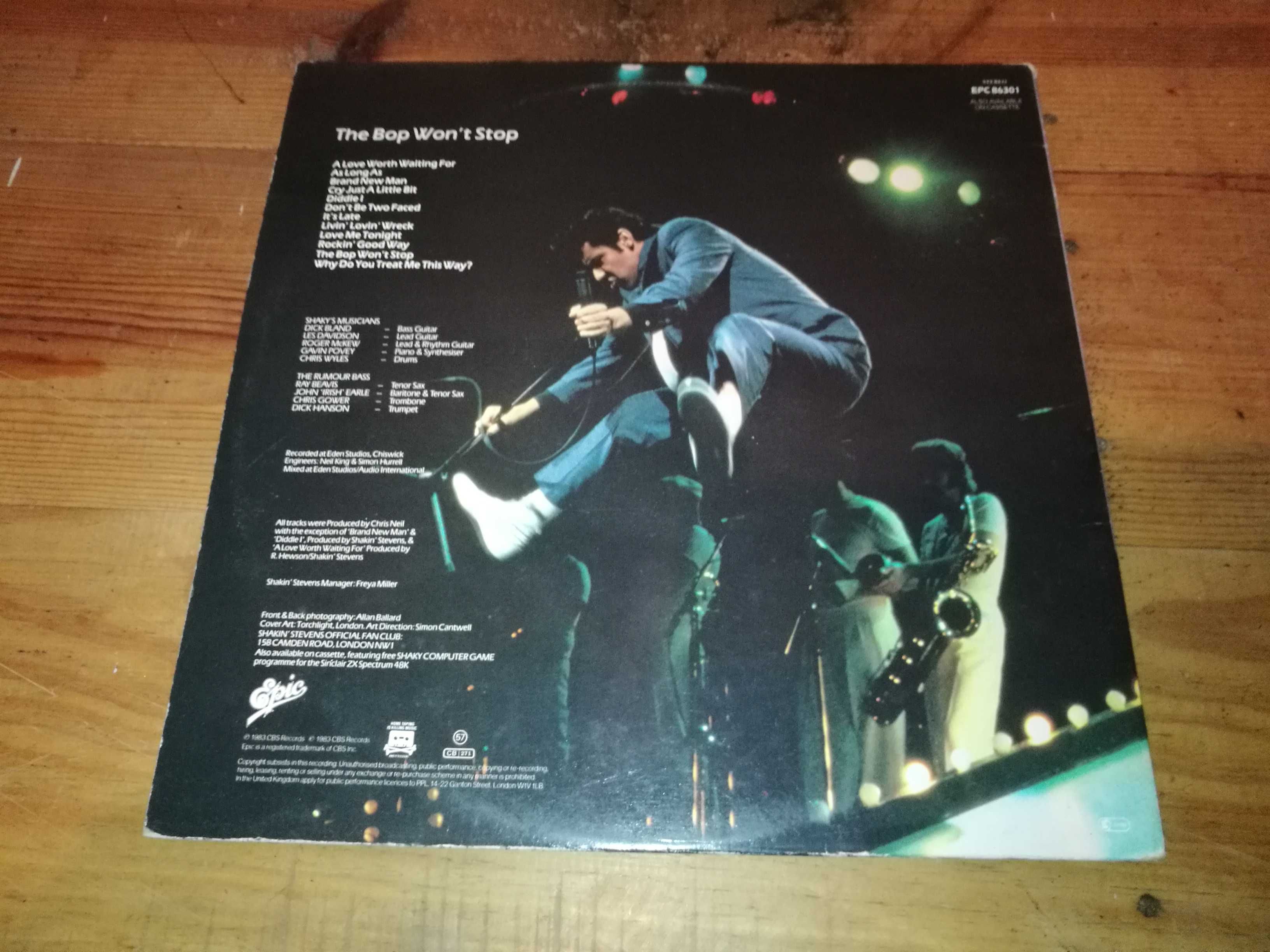 3 Lps SHAKIN STEVENS (ROCK'N'ROLL) (preço diferente)