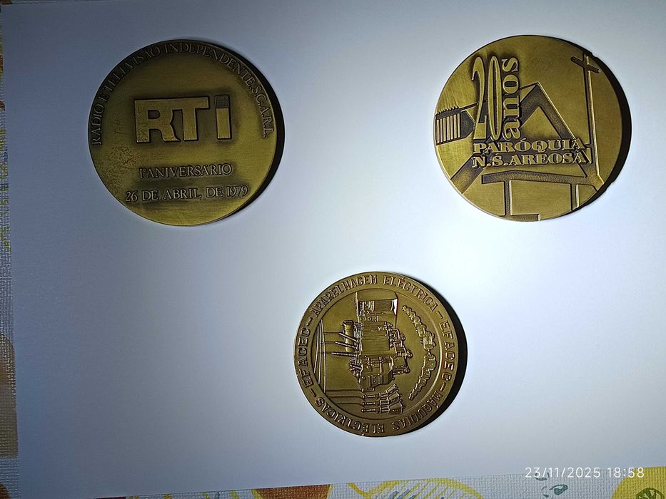 Medalhas Comemorativas em Bronze