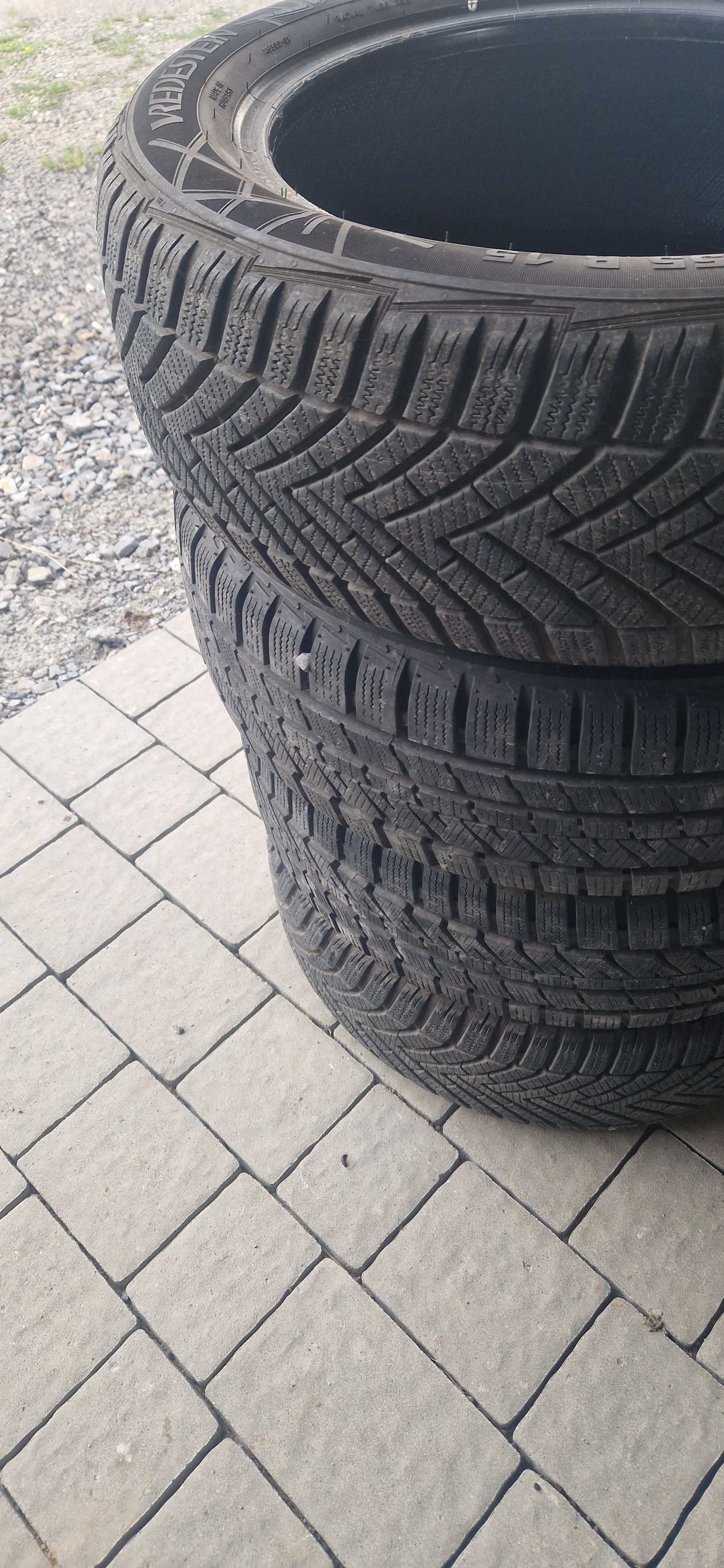 4 opony zimowe 185/55R15 bridgestone vredestein