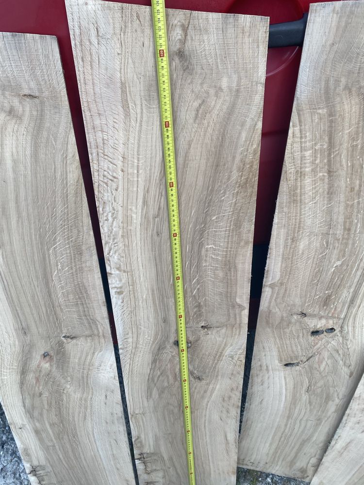 Sprzedam obłogi lamele 7 mm grubość naturalny fornir debowy
