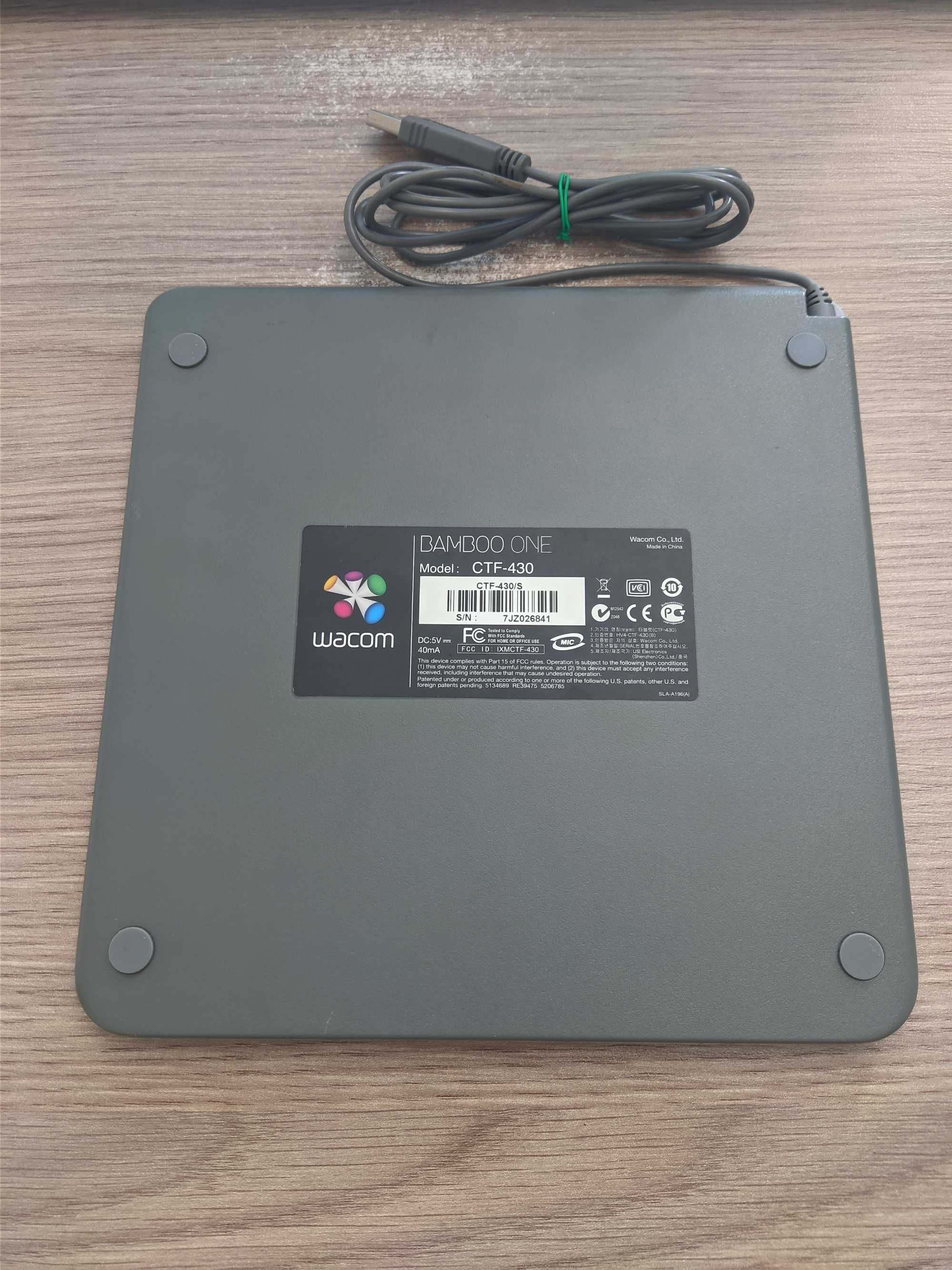 Графічний планшет Wacom Bamboo One A6 CTF-430