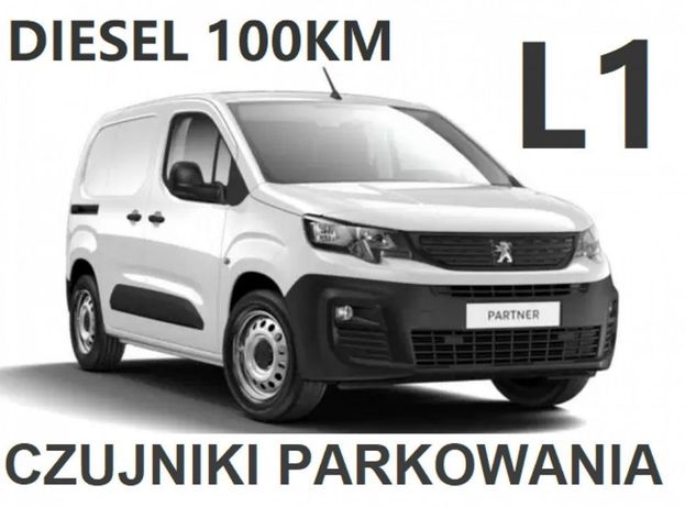 Peugeot Partner  L1 1,5 Diesel 100KM Czujniki Parkowania Dostępny od ręki - 1117zł