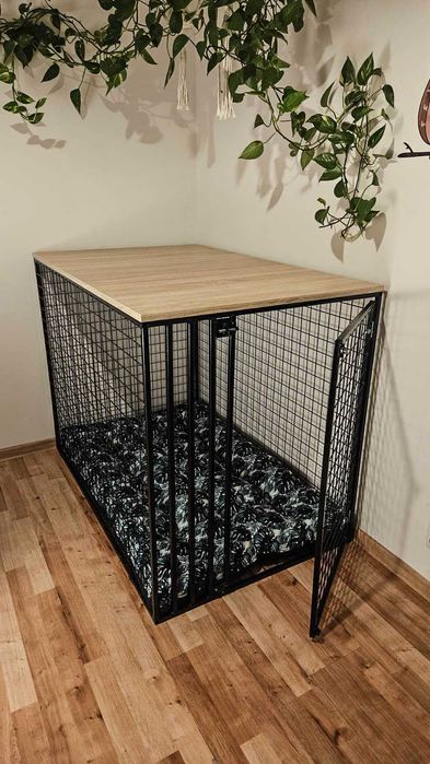 Solidna stalowa klatka kennelowa dla psa XXL – na wymiar