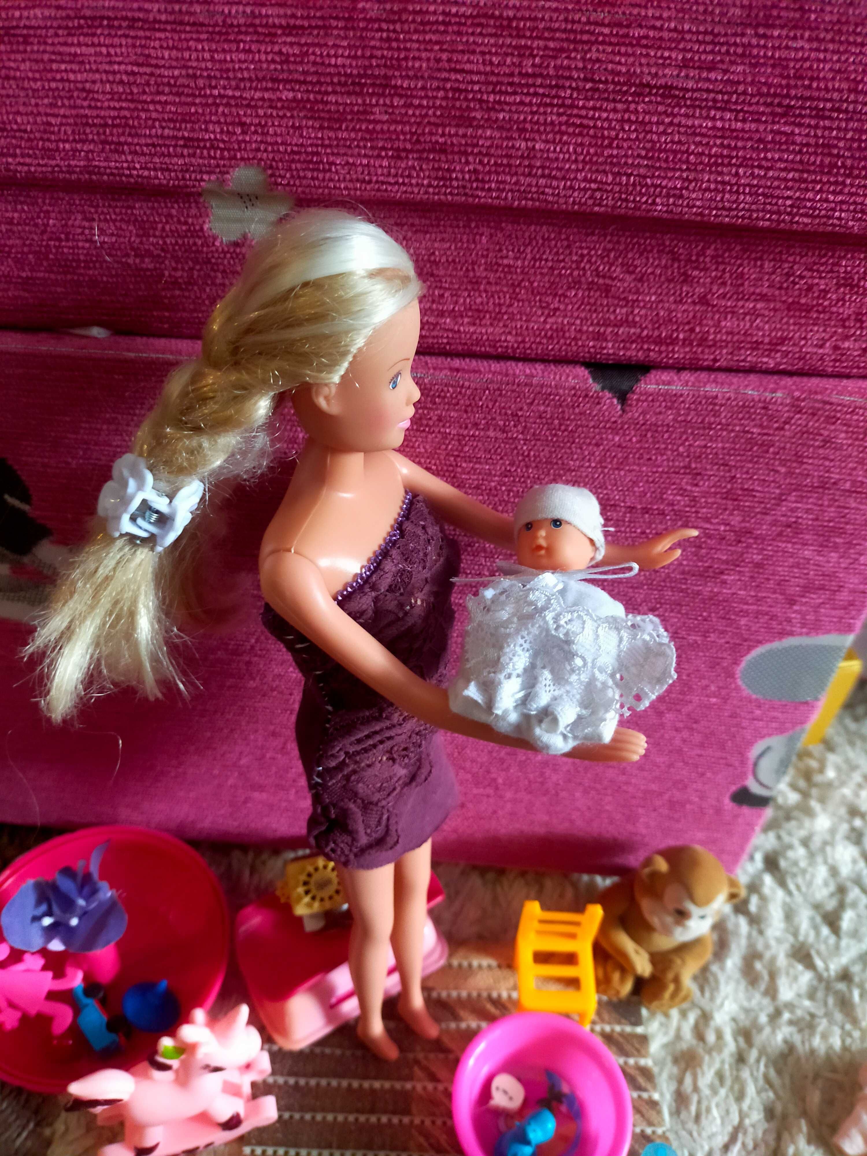 Кукла Барби Штеффи мамочка с ребенком.