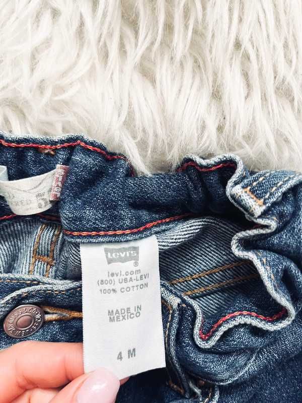 levi’s 550 jeansy z wysokim stanem z dziurami vintage tumblr S 36