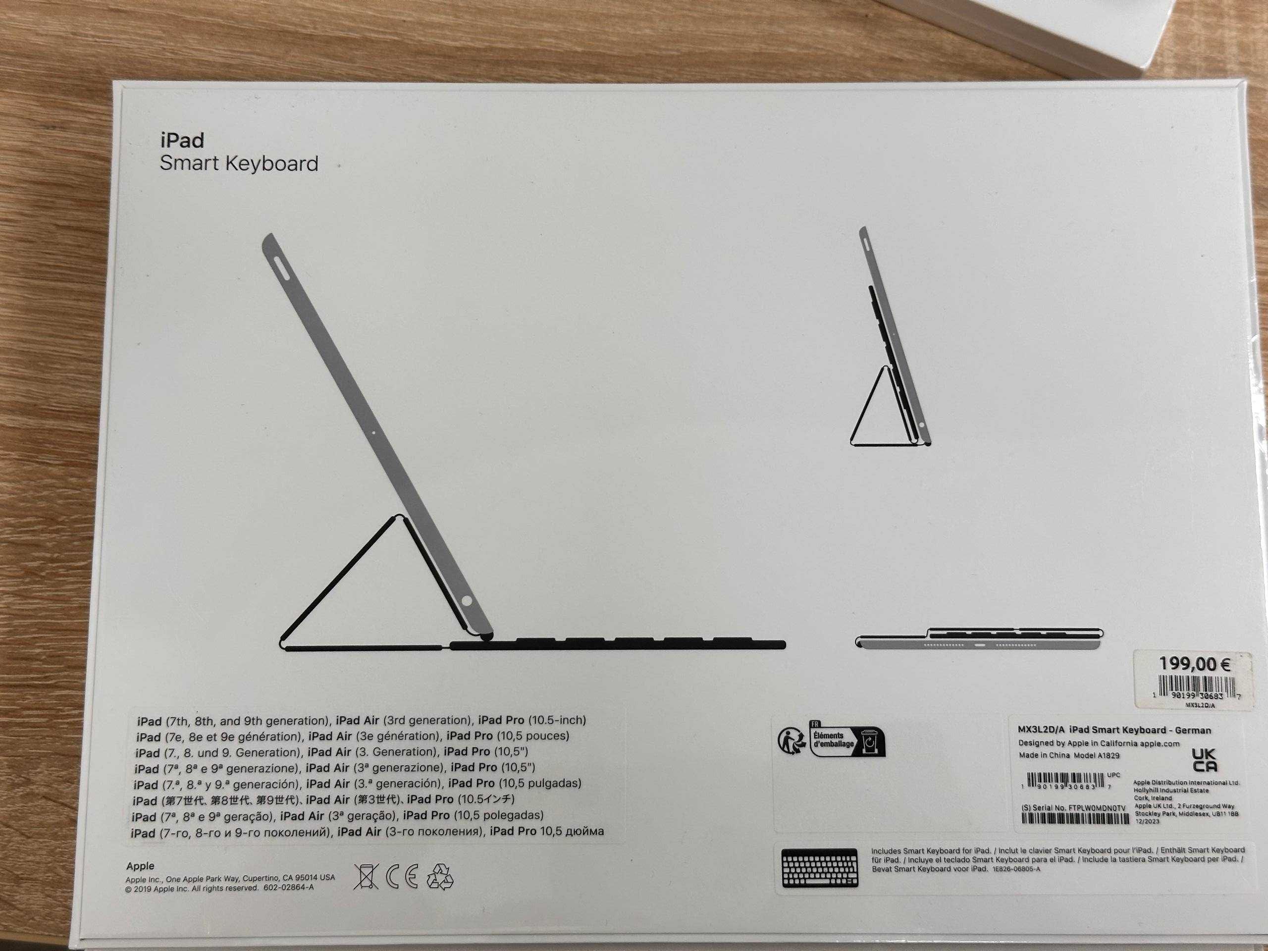 Чохол-клавіатура AppleSmart Keyboard Folio iPad 8/9/10/Air/Pro/11/12.9