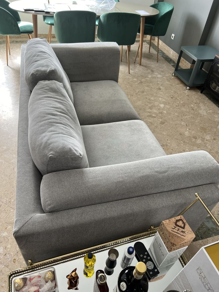 Vendo sofá Nockeby cinzento Ikea 2 lugares