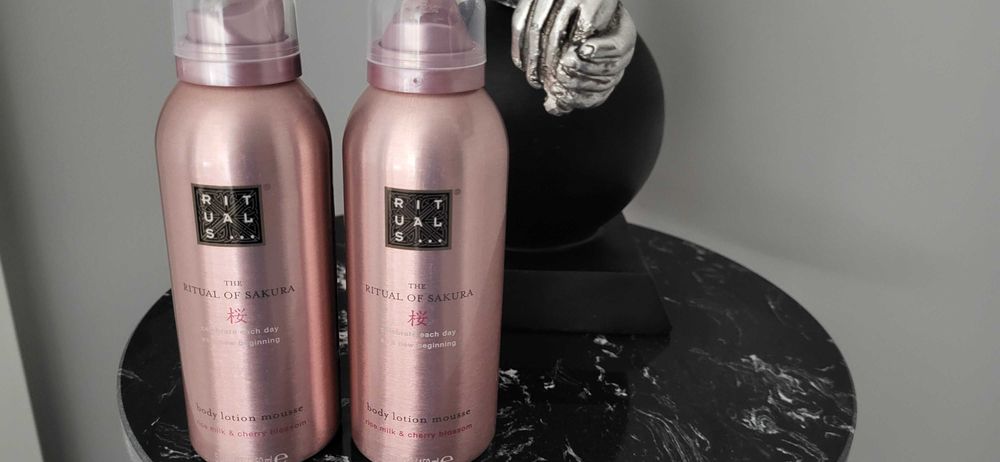 Nowy zestaw Rituals the ritual of sakura  body lotion mousse mus 2 szt