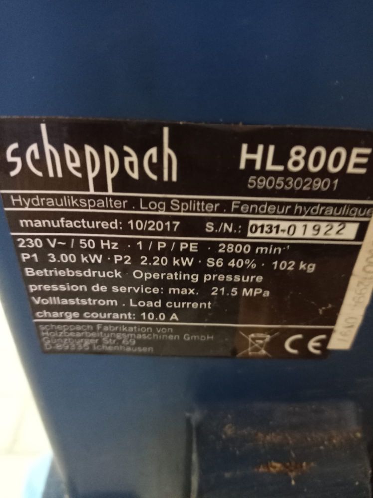 Łuparka do drewna Scheppach