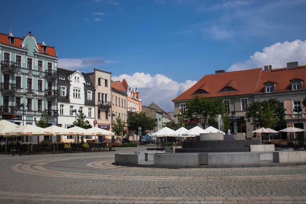 Apartament w centrum Gniezna przy Rynku. Widok na stare miasto