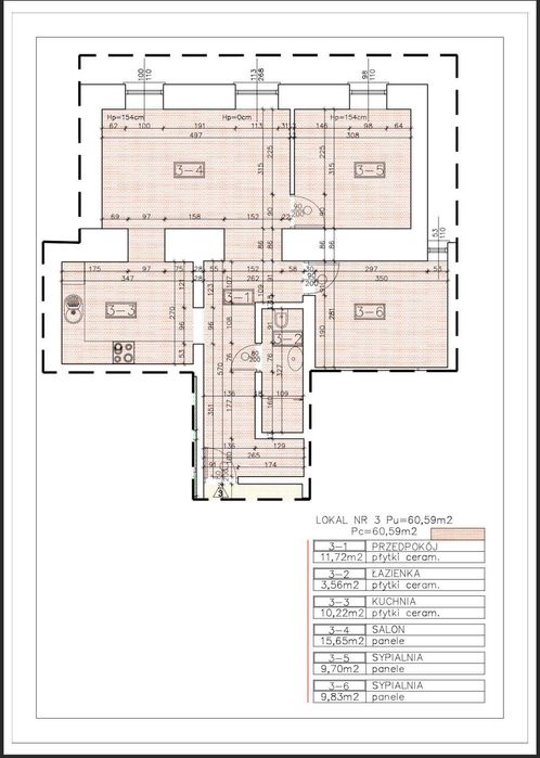 Bezczynszowy apartament | 60m2 | Wapienica