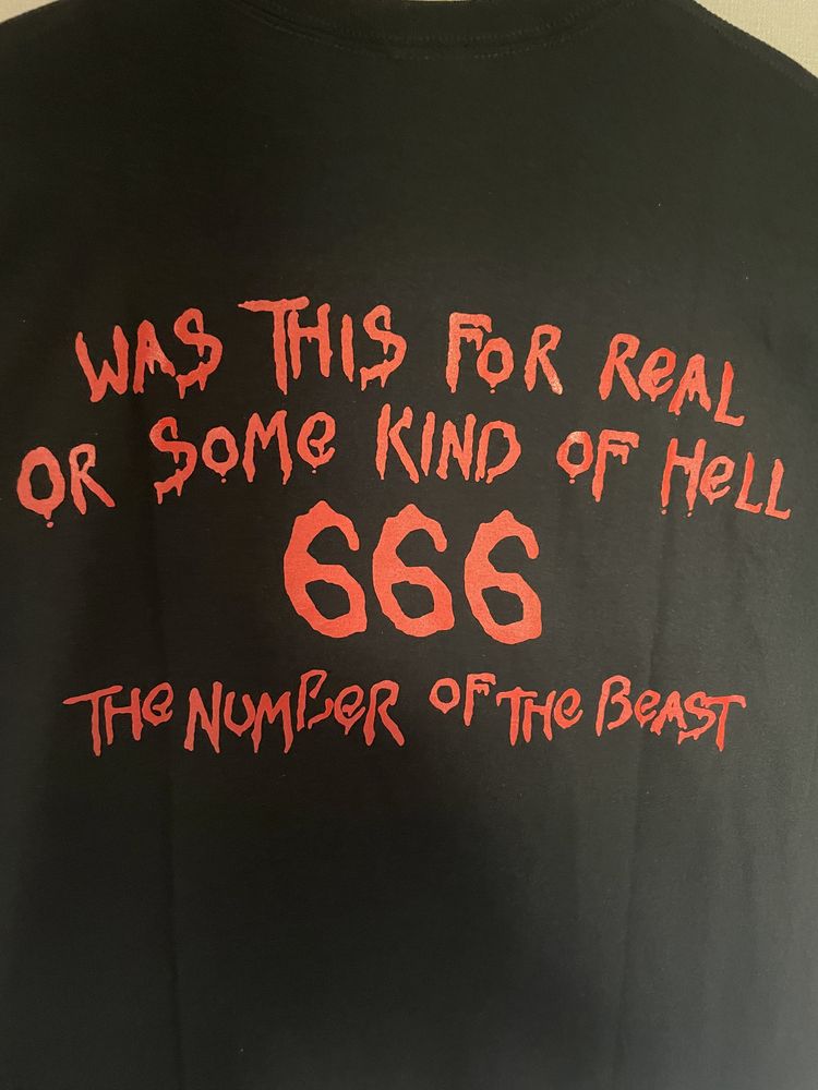 Футболка / Рок мерч Iron Maiden “The Number of The Beast”