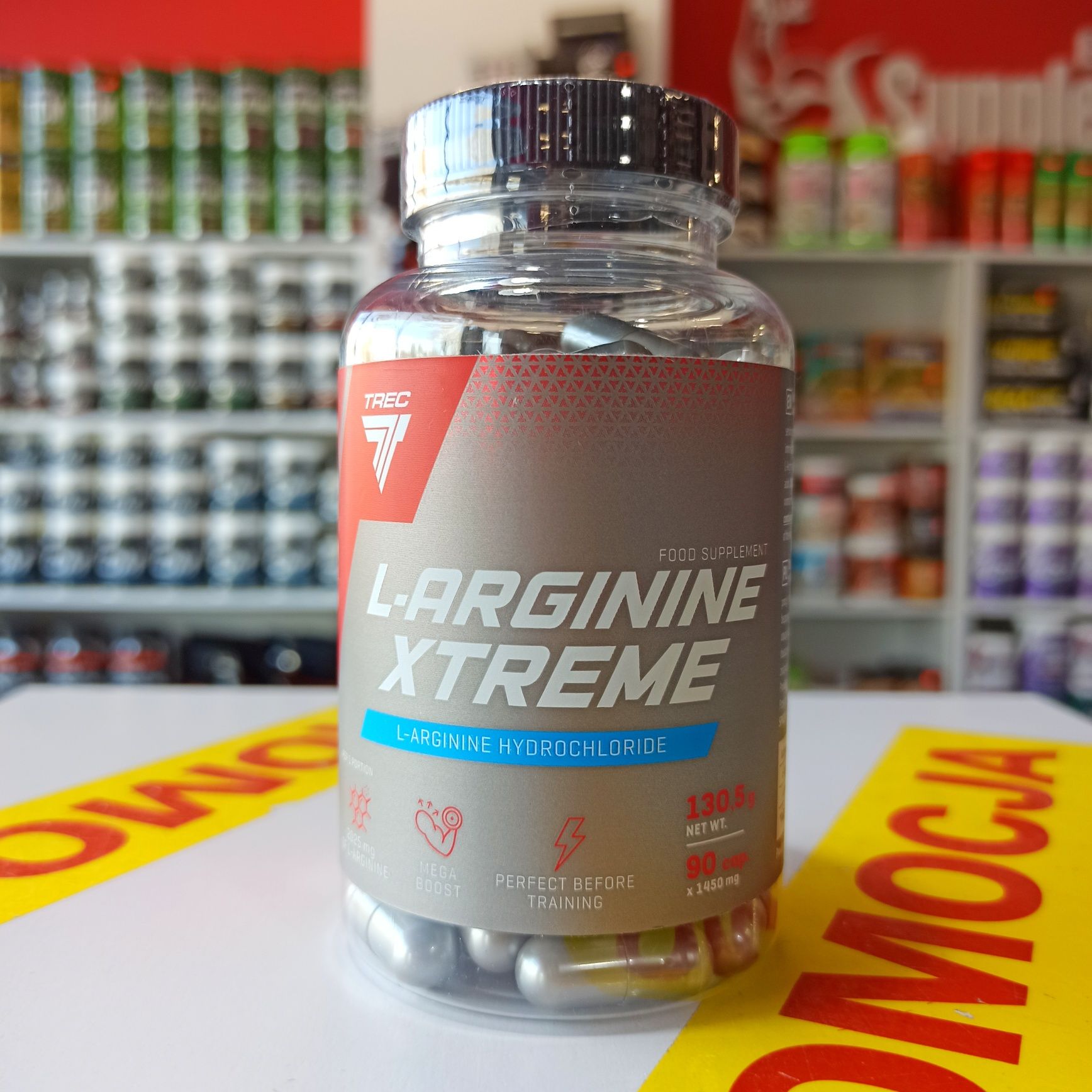 TREC L-Arginine Xtreme 90kaps L-Arginina HCL, Przedtreningówka