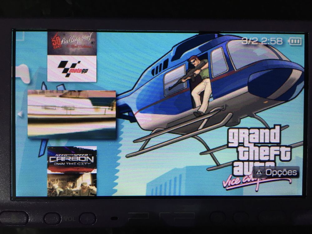 PSP-3004 Sony Versão Limitada e Desbloqueada Como Nova