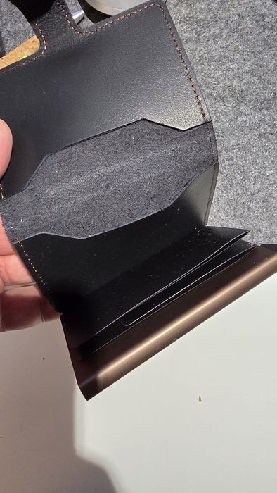 Portfel Secrid RFID brązowy