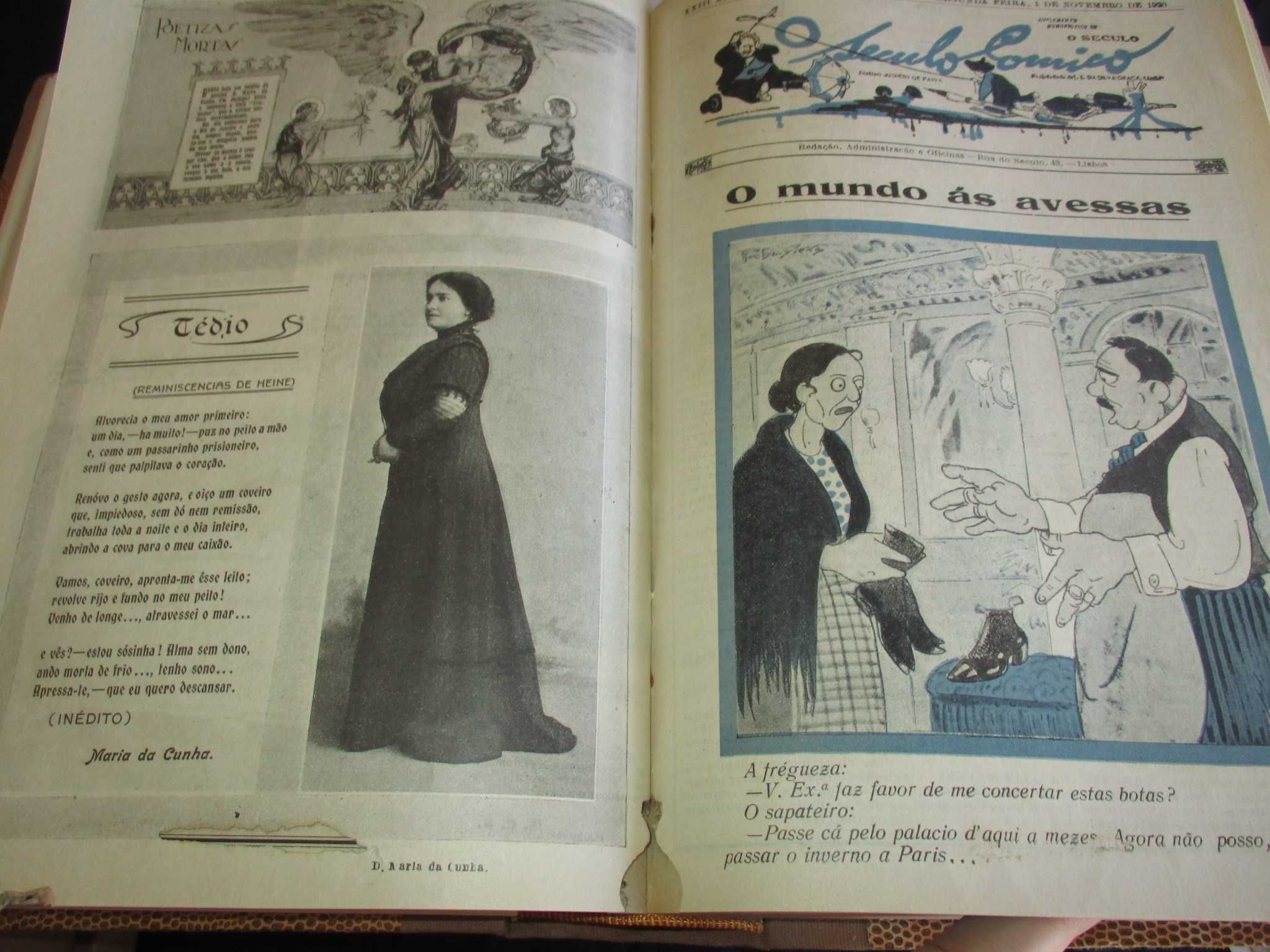 Livros Revista Ilustração Portugueza 1917 a 1924