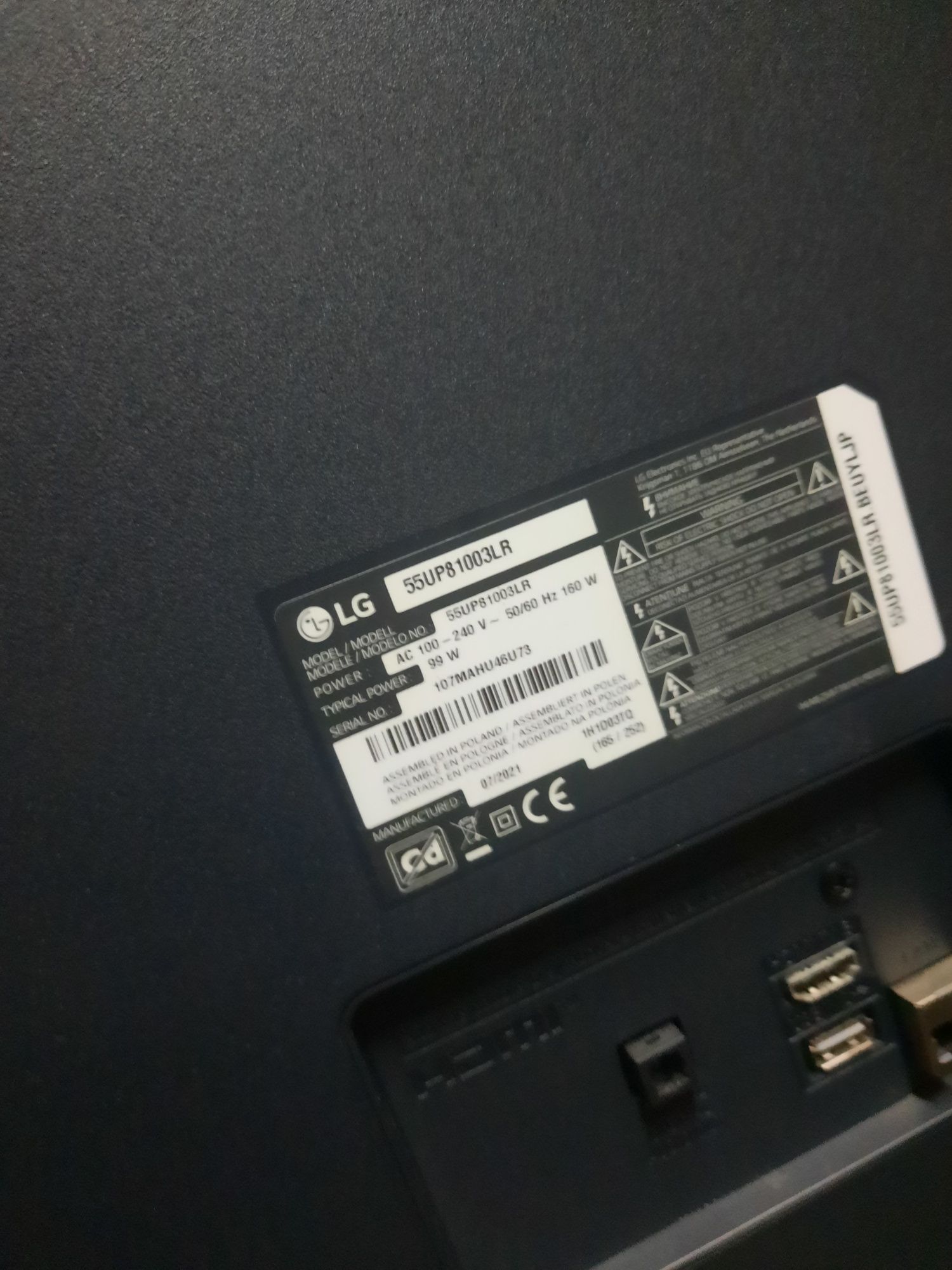 Tv LG 55 cali części.