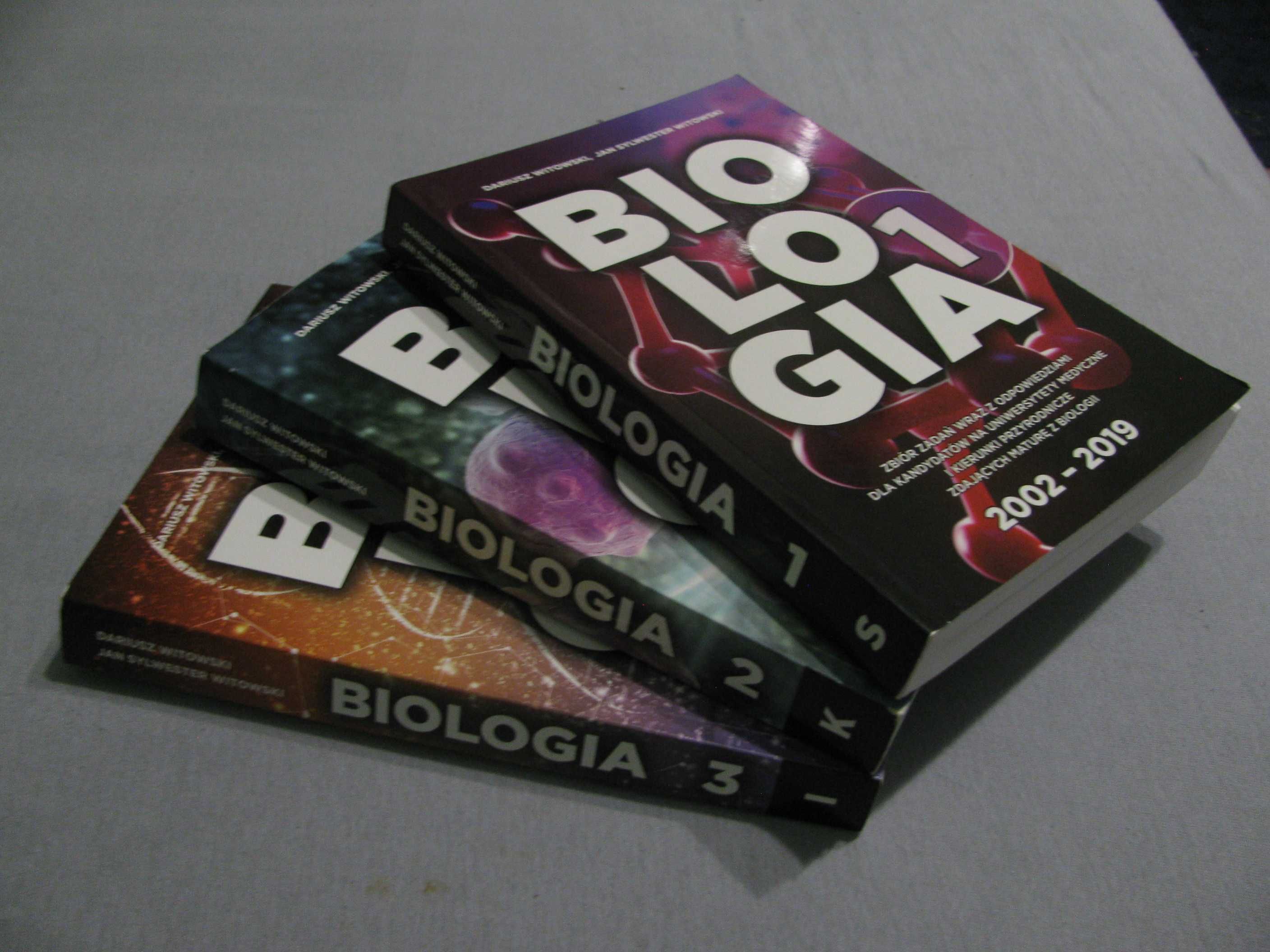Biologia Zbiór zadań z odp Tom 1, 2, 3 WITOWSKI