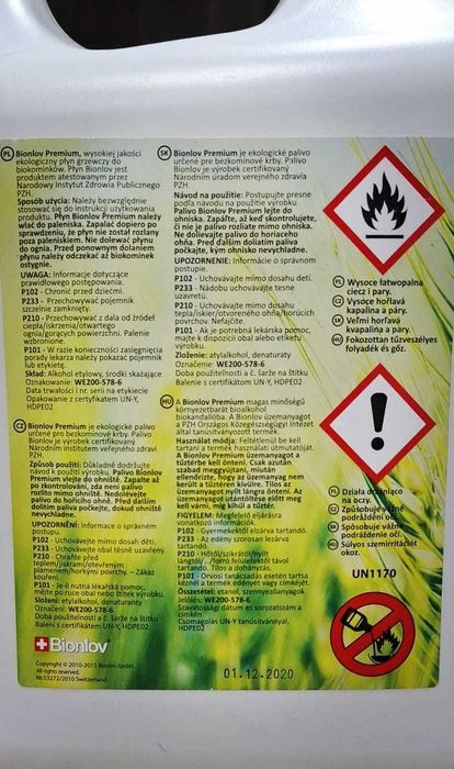 Biokominek wolnostojący HOTEL biały certyfikat TÜV, KRATKI