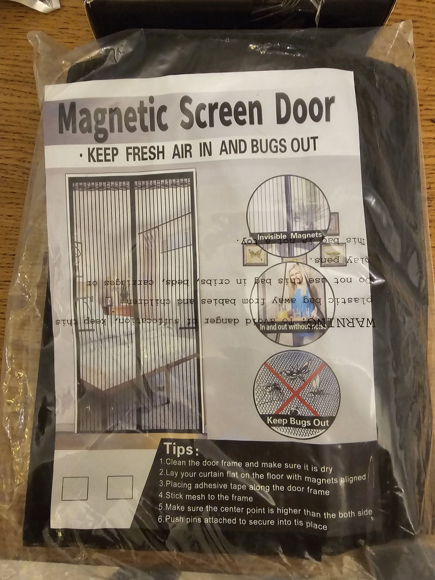 Moskitiera magnetyczna na balkon