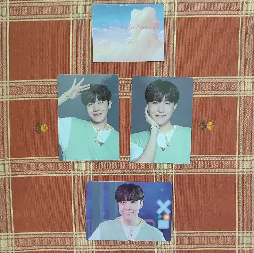 J-Hope Sowoozoo Photocards (2, 6, 8)